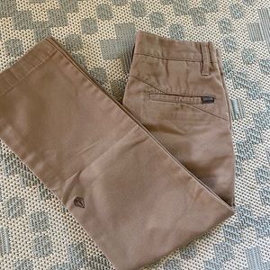 Volcom boys tan pants